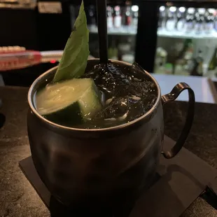 Cucumber &amp; mint mule