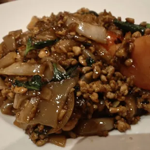 Drunken noodles, my wife says it is the best she ever had.