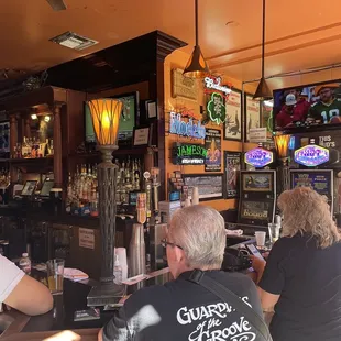 At the bar