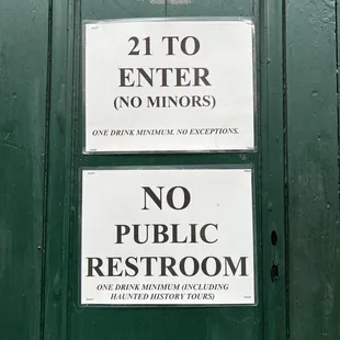 FYI...no loitering