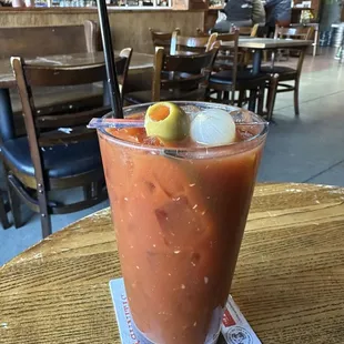 Award winning Bloody Mary. Stop here if waiting at the very, very long brunch line at Zazie next door