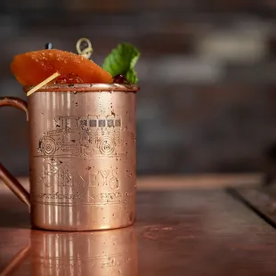 a copper moscow mule