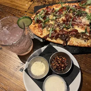 Prosciutto and Arugula Pizza