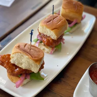Nashville Hot Chicken Sliders