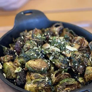 Brussel sprouts - pay extra for that tasty bacon!