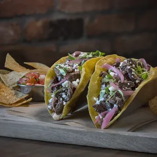 tacos, food