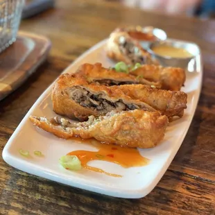 Cheesesteak Egg Rolls