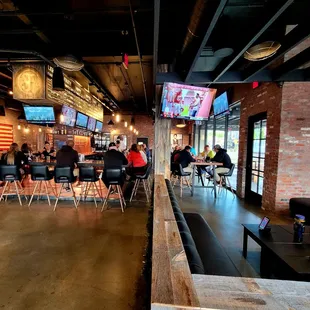Inside the restaurant