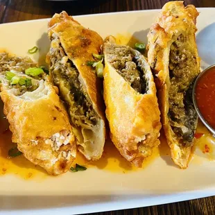 Cheesesteak Egg Rolls