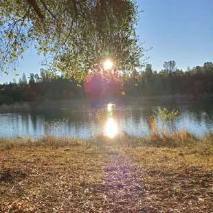 Sunrise at space T17 in late October.