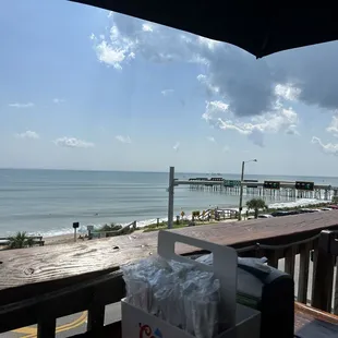 View from our table!