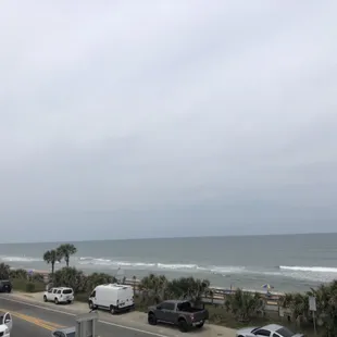 View from upper deck table