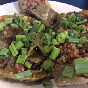 Loaded Gyro Potato Skins