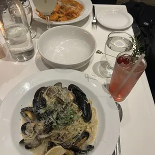 Linguine Con Gamberi E Cape Sante