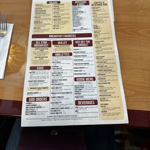 menu, sushi and sashimi