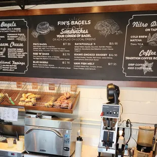 Inside menu board