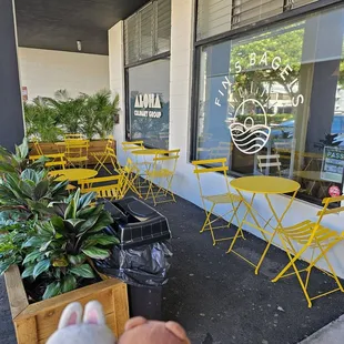 Outdoor seating