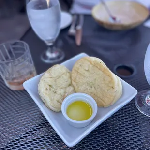 Bread and olive oil