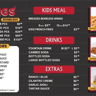 Our Menu!