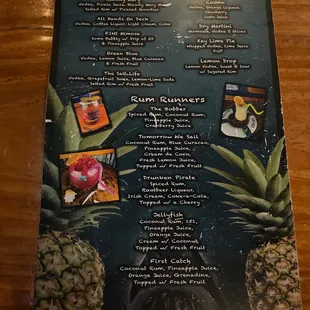 Specialty drinks
