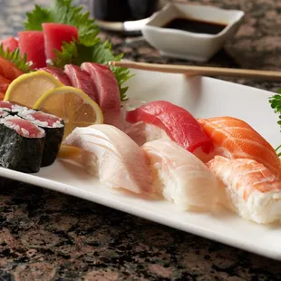 sashimi, sushi and sashimi, food, sushi