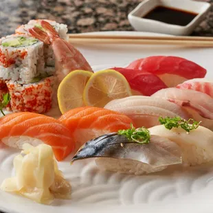 sushi, sushi and sashimi, food, sashimi