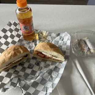 Caprese Sandwich &amp; Cannoli