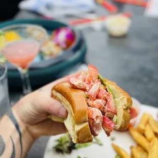 Cold Lobster Roll Sandwich