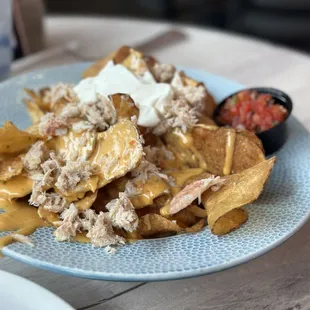 Crab nachos