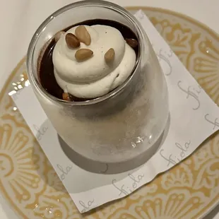 budino di cioccolata