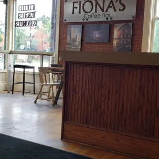 Cool spot to get a caffeine fix and relax for a bit