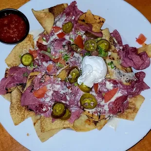 Corned Beef Nachos app. Irish Nachos