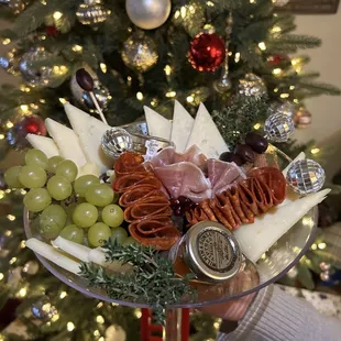 New Years Jumbo Charcuterie martini