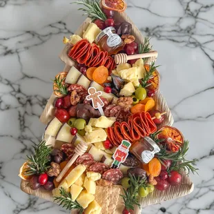 Christmas Tree Charcuterie board