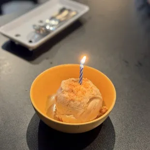 Pumpkin spice gelato