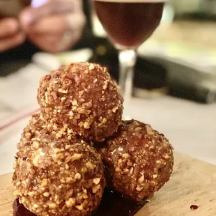 BOMBOLONI W/ HAZELNUT, COCONUT &amp; GRAPE - @city2shoredreamer