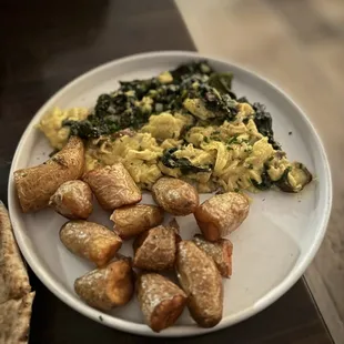 Tuscan Kale &amp; Mushroom Soft Scramble