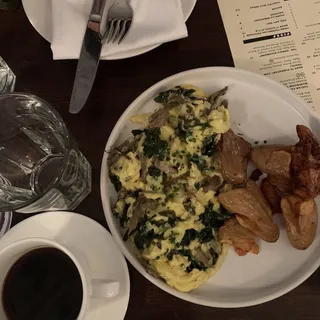 Summer Squash Soft Scramble
