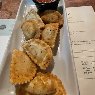 Fried ravioli