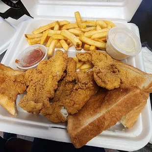 Catfish and fries