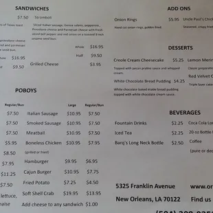 Menu - 3/2021