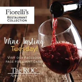 Wine Tasting Every Tuesday - for more info, visit http://fiorellis-salute.com 24/7.