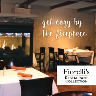 Get cozy by the fireplace - call 734-931-0911 or visit http://fiorellis-salute.com 24/7.