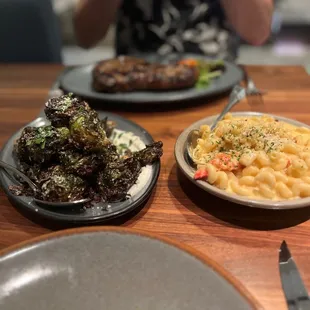 Brussels and Lobster Mac and Cheese