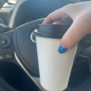 Small* cappuccino with reg whole milk