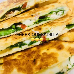 greek quesadilla