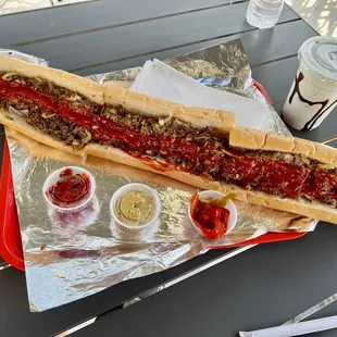 2-foot Philly Cheesesteak