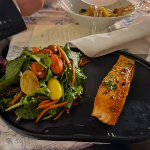 Perfect Salmon and salad!