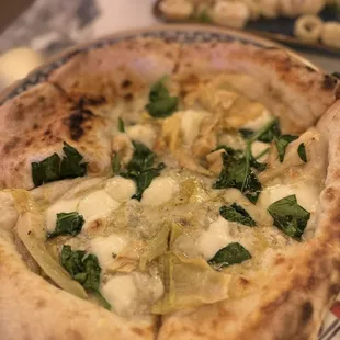 Pizza, calamari, and espresso martini