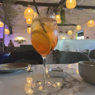Aperol spritz.